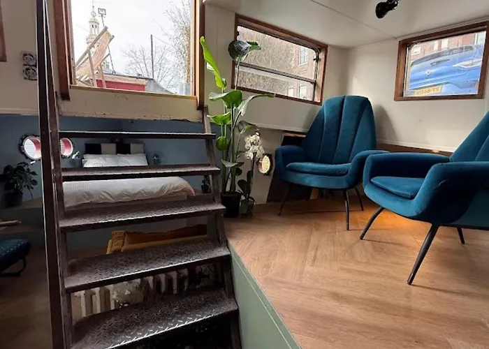 Panzió Houseboat Avontuur Amszterdam
